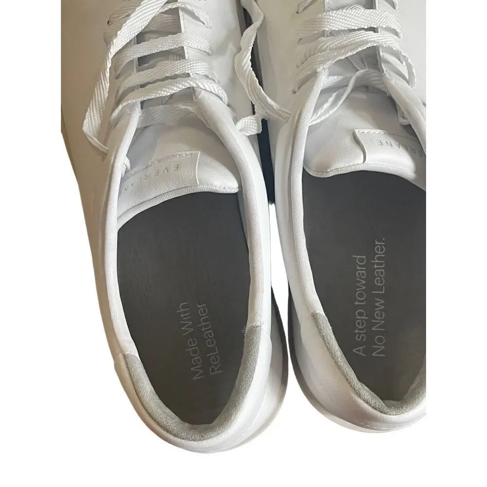 Everlane The ReLeather Tennis shoes white sneakers‎ W13 M11